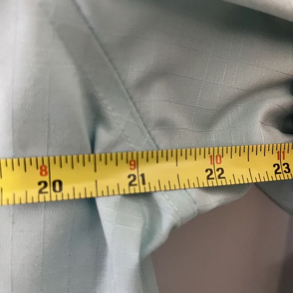 Calvin Klein Infinite Non-Iron Slim Fit Blue 16 1/2 32/33 Large Mens Dress Shirt - Picture 8 of 9